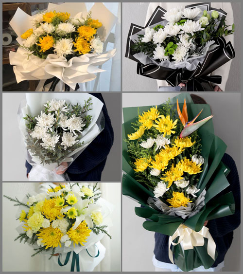 陕西宝鸡市陈仓区周原镇白事花束代送